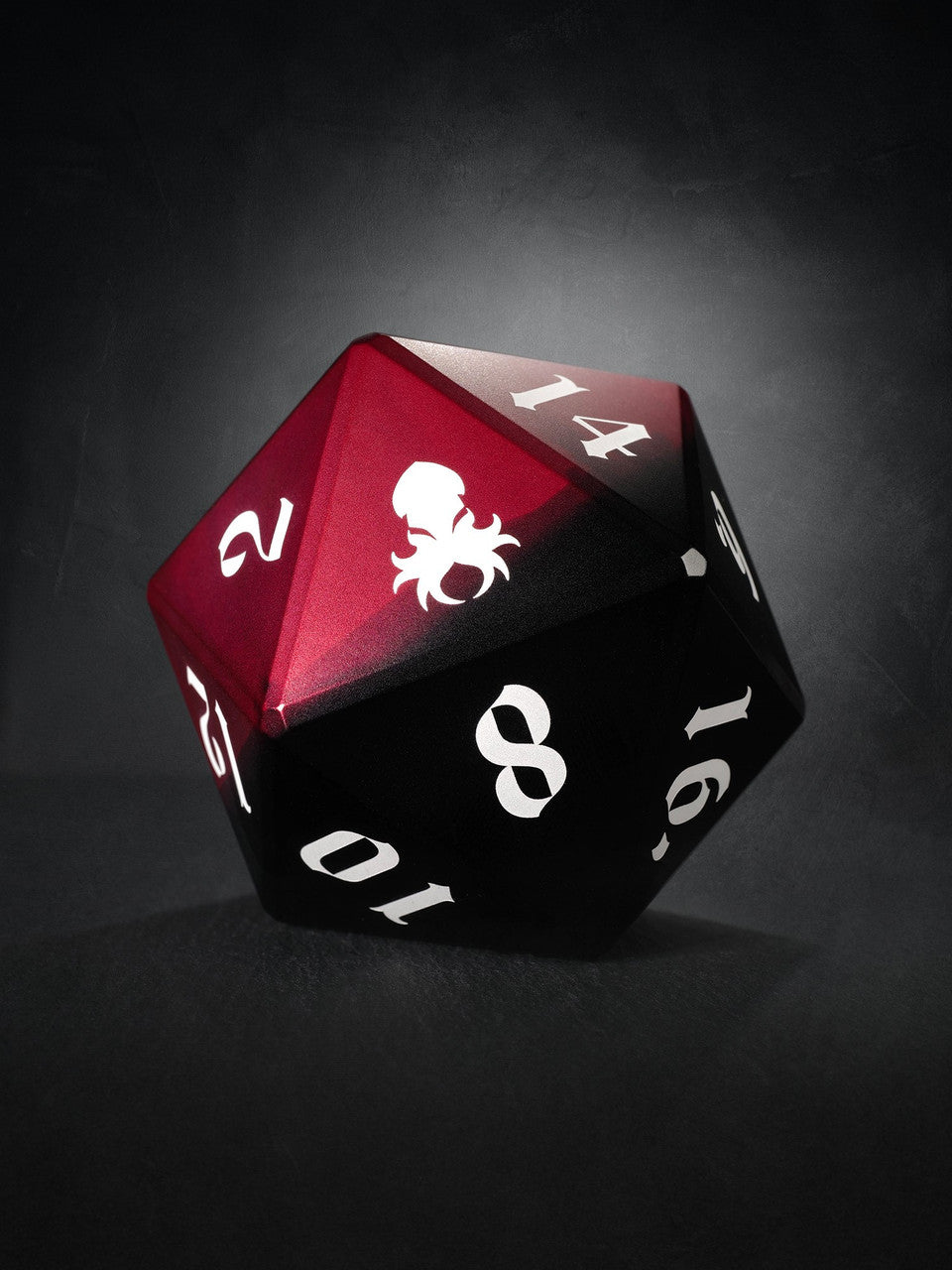 Vulcan: Blood Knight 75mm Black and Red Precision Aluminum Single D20